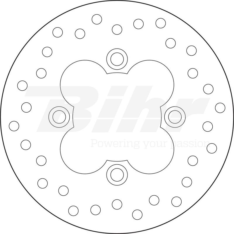 HONDA 250 CN 88 - DISCO DELANTERO BREMBO HONDA 250 CN 88 - DISCO DELANTERO BREMBO