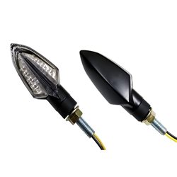 SET DE INTERMITENTES LED TRANSPARENTES UNIVERSALES HOMOLOGADOS