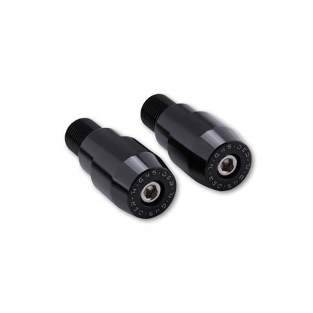 HIGHSIDER ENDS, ALU, BLACK, F. YAMAHA M16X1.5