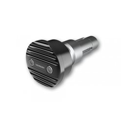HIGHSIDER HIGHSIDER LENKERGEWICHTE WAVE, SCHWARZ MIT EINLEGER SCHWARZ