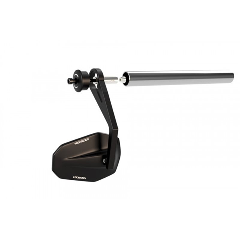 HIGHSIDER HIGHSIDER LENKERGEWICHTE WAVE, SCHWARZ MIT EINLEGER DUNKELROT HIGHSIDER HIGHSIDER LENKERGEWICHTE WAVE, SCHWARZ MIT EINLEGER DUNKELROT