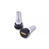 HIGHSIDER HIGHSIDER LENKERGEWICHTE WAVE, SCHWARZ MIT EINLEGER GOLD