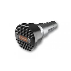 HIGHSIDER HIGHSIDER LENKERGEWICHTE WAVE, SCHWARZ MIT EINLEGER GOLD