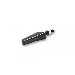 HIGHSIDER LED SEQUENCE-INDICATOR STS 1, BLACK 2C ANODIZED, SMOKE LENS, E-MARKED