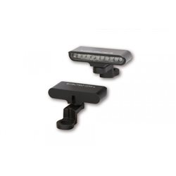 HIGHSIDER LED-INDICATOR STRIPE, ALU BLACK, F. MIRROR MOUNTING