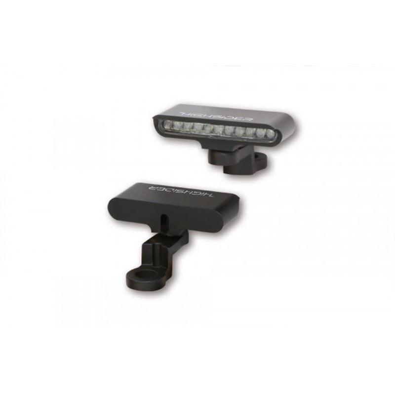 HIGHSIDER LED-INDICATOR STRIPE, ALU BLACK, F. MIRROR MOUNTING HIGHSIDER LED-INDICATOR STRIPE, ALU BLACK, F. MIRROR MOUNTING