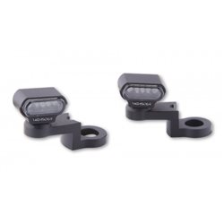 HIGHSIDER HIGHSIDER LED INDICATOR WITH CNC MIRROR MOUNTING TYPE 1, BLACK
