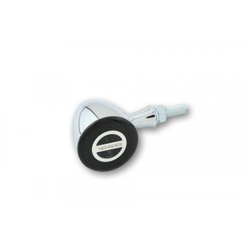 HIGHSIDER INTERMITENTE LED ROCKET BULLET, CHROME HIGHSIDER INTERMITENTE LED ROCKET BULLET, CHROME