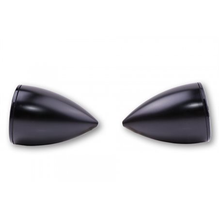 HIGHSIDER INTERMITENTE LED /FPL ROCKET BULLET, BLACK