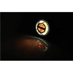 HIGHSIDER INTERMITENTE LED /FPL ROCKET BULLET, BLACK