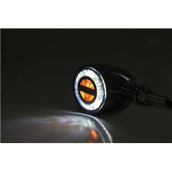 HIGHSIDER INTERMITENTE LED /FPL ROCKET BULLET, CHROME