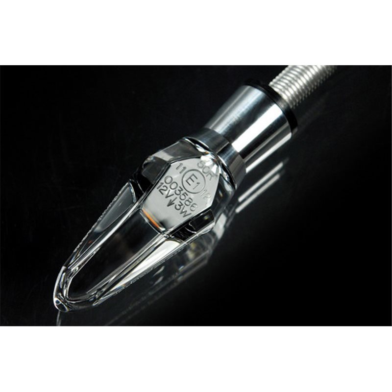 MOTOGADGET LED INDICATOR M-BLAZE ICE, POLISHED MOTOGADGET LED INDICATOR M-BLAZE ICE, POLISHED
