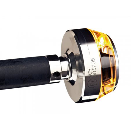 MOTOGADGET LED HANDLEBAR END INDICATOR M-BLAZE DISC, LEFT, POLISHED