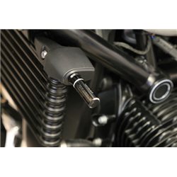 HIGHSIDER INDY SPACER, FRONT, BLACK, FOR BMW RNINET