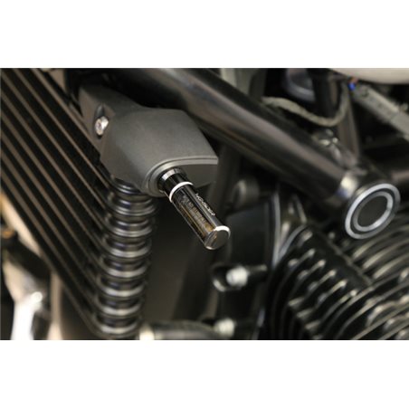 HIGHSIDER INDY SPACER, FRONT, BLACK, FOR BMW RNINET