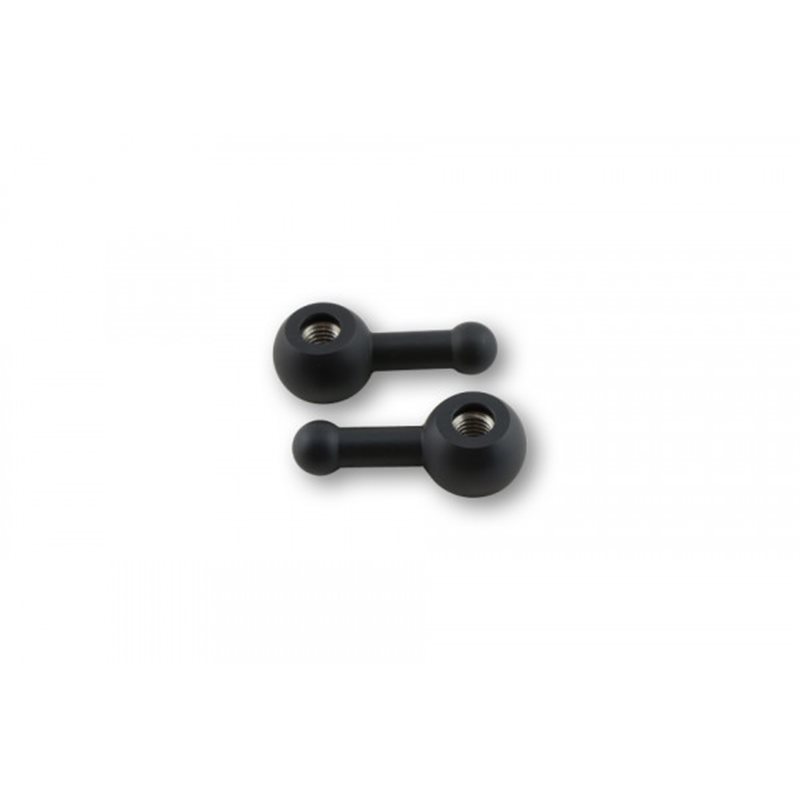 HIGHSIDER UNIVERSAL INDICATOR ADAPTER (FRONT) H-D XL MODELS 2001 UP, M8, ALUMINIUM, BLACK ANODIZED