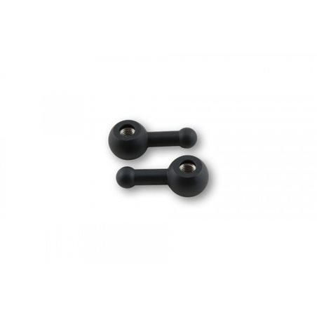 HIGHSIDER UNIVERSAL INDICATOR ADAPTER (FRONT) H-D XL MODELS 2001 UP, M8, ALUMINIUM, BLACK ANODIZED