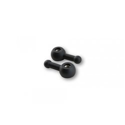 HIGHSIDER UNIVERSAL INDICATOR ADAPTER (FRONT) H-D XL MODELS 2001 UP, M8, ALUMINIUM, BLACK ANODIZED