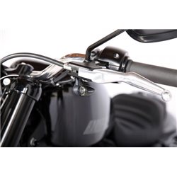 HIGHSIDER UNIVERSAL INDICATOR ADAPTER (FRONT) H-D XL MODELS 2001 UP, M8, ALUMINIUM, BLACK ANODIZED