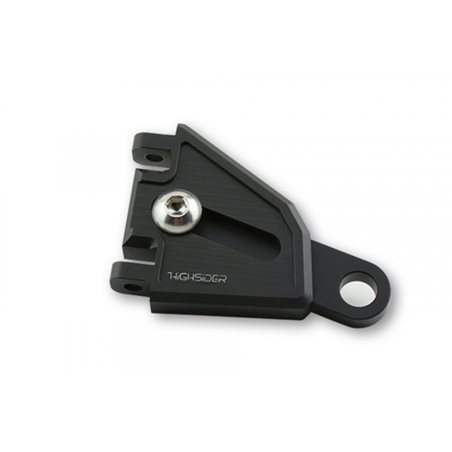 HIGHSIDER CNC ALU LAMPENHALTER EXTEND, SCHWARZ, VERSTELLBEREICH 54 MM