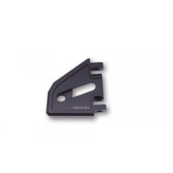 HIGHSIDER CNC ALU LAMPENHALTER EXTEND, SCHWARZ, VERSTELLBEREICH 54 MM