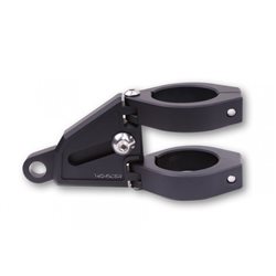 HIGHSIDER CNC ALU LAMPENHALTER SET EXTEND FÃ¼R Ã˜ 38-41 MM, LÃ¤NGENVERSTELLBAR, SCHWARZ