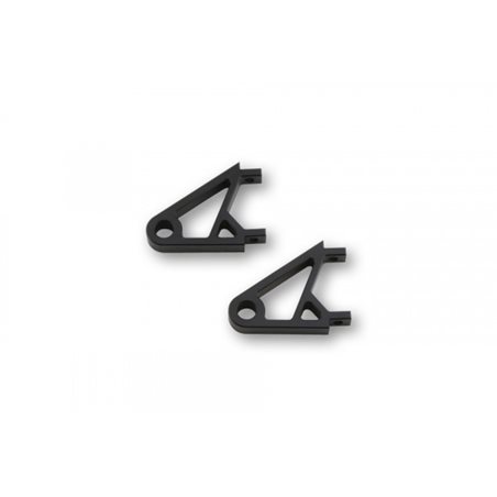 HIGHSIDER CNC ALU HEADLIGHT BRACKET XS, BLACK