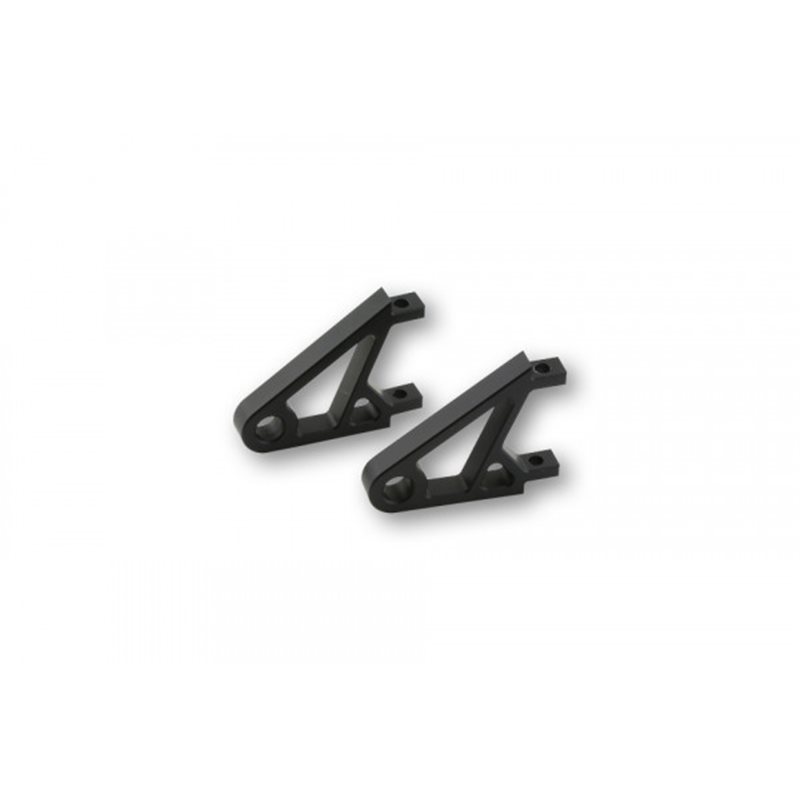 HIGHSIDER CNC ALU HEADLIGHT BRACKET XS, BLACK