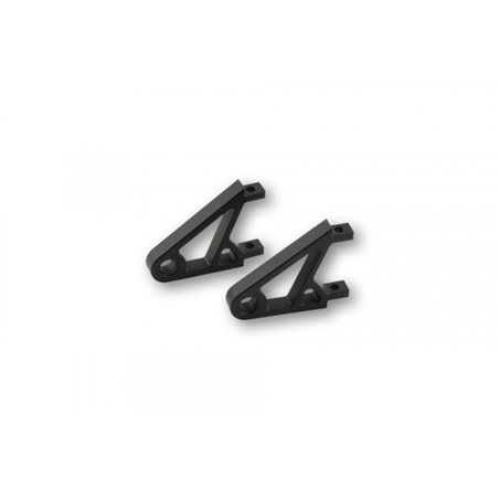 HIGHSIDER CNC ALU HEADLIGHT BRACKET XS, BLACK