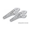 HIGHSIDER HEADLAMP BRACKET SET LONG FOR 38-41 MM