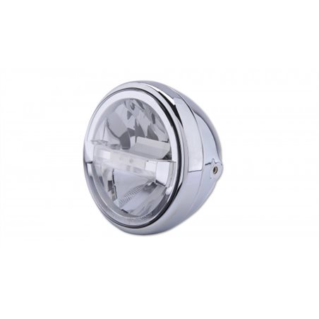 HIGHSIDER HIGHSIDER 7 INCH LED HEADLIGHT RENO TYPE 4, CHROME