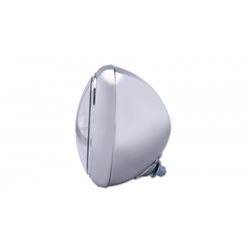 HIGHSIDER HIGHSIDER 7 INCH LED HEADLIGHT HD-STYLE TYPE 4, CHROME