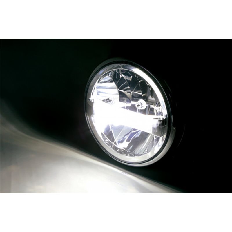 HIGHSIDER HIGHSIDER 7 INCH LED HEADLIGHT BRITISH-STYLE TYPE 4, CHROME
