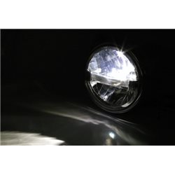 HIGHSIDER HIGHSIDER 7 INCH LED HEADLIGHT BRITISH-STYLE TYPE 4, CHROME