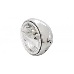 HIGHSIDER HIGHSIDER 7 INCH LED HEADLIGHT BRITISH-STYLE TYPE 4, CHROME