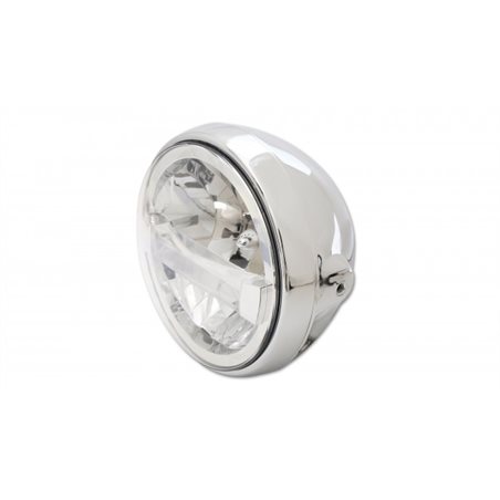 HIGHSIDER HIGHSIDER 7 INCH LED HEADLIGHT BRITISH-STYLE TYPE 4, CHROME