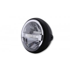 HIGHSIDER HIGHSIDER 7 INCH LED HEADLIGHT BRITISH-STYLE TYPE 4, BLACK