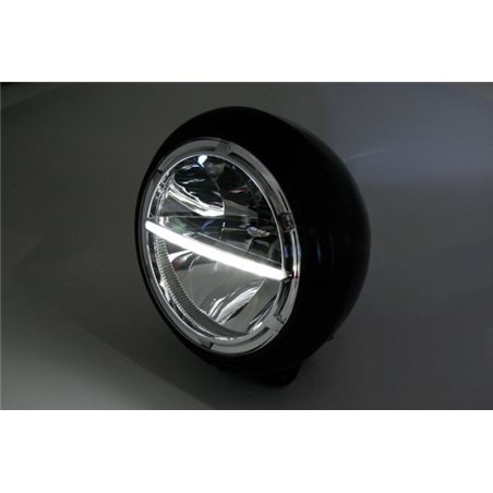 HIGHSIDER VOYAGE H-D STYLE LED HEADLIGHT, 7 INCH