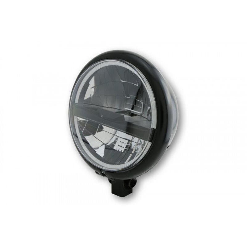 HIGHSIDER 5 3/4 INCH LED MAIN HEADLAMP BATES STYLE TYP 5, BLACK HIGHSIDER 5 3/4 INCH LED MAIN HEADLAMP BATES STYLE TYP 5, BLACK