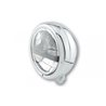 HIGHSIDER LED HEADLAMP PECOS TYPE 5, CHROMED, BOTTOM MOUNT
