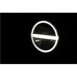 HIGHSIDER LED HEADLAMP PECOS TYPE 6, DRL, BL., BOTTOM MOUNT