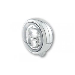 HIGHSIDER LED HEADLAMP PECOS TYPE 7, CHROME., BOTTOM MOUNT