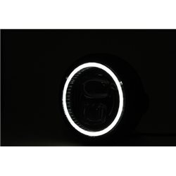 HIGHSIDER LED HEADLAMP PECOS TYPE 7, CHROME., BOTTOM MOUNT