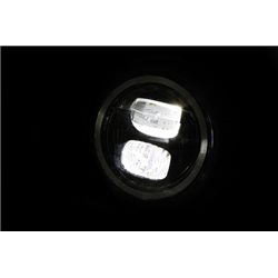 HIGHSIDER LED HEADLAMP PECOS TYPE 7, CHROME., BOTTOM MOUNT