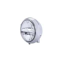 HIGHSIDER LED HEADLAMP YUMA 2 TYPE 3, CHROME, BOTTOM MOUNT