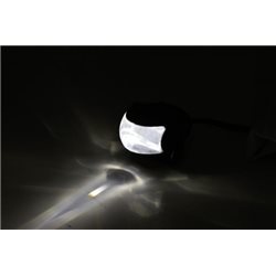 HIGHSIDER LED HIGH BEAM HEADLIGHT COMET- HIGH, MATT BLACK