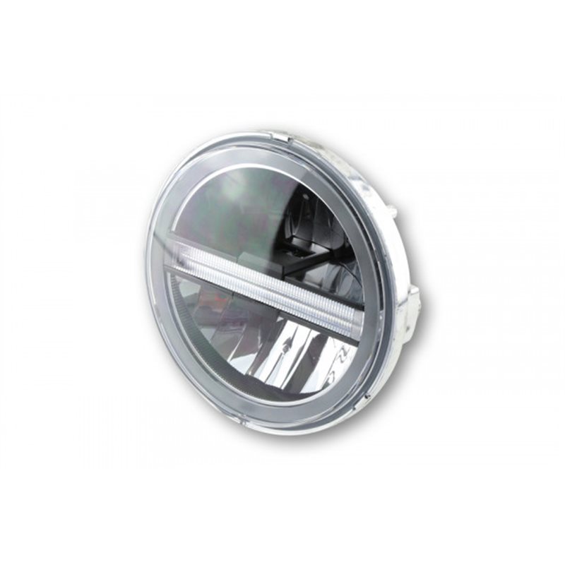 HIGHSIDER LED MAIN HEADLIGHT INSERT TYP 6 WITH DRL, ROUND, 5 3/4 INCH