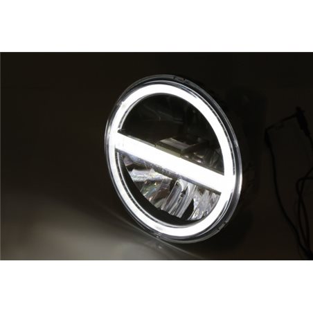 HIGHSIDER LED MAIN HEADLIGHT INSERT TYP 6 WITH DRL, ROUND, 5 3/4 INCH