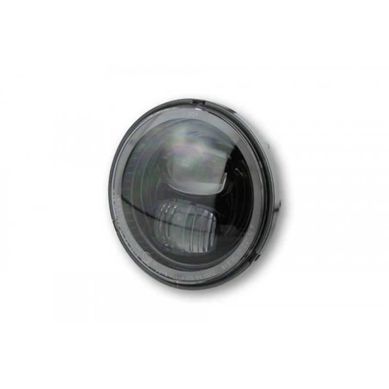 HIGHSIDER LED MAIN HEADLIGHT INSERT TYP 7, BLACK REFLECTOR HIGHSIDER LED MAIN HEADLIGHT INSERT TYP 7, BLACK REFLECTOR