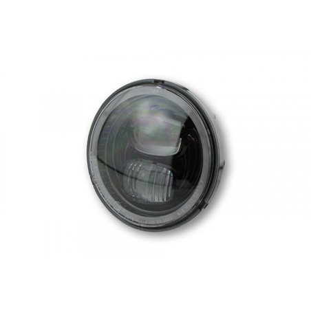 HIGHSIDER LED MAIN HEADLIGHT INSERT TYP 7, BLACK REFLECTOR